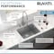Ruvati 18" Undermount Bar Prep Kitchen Sink 16 Gauge SS Single Bowl RVM5916 - alternate 6